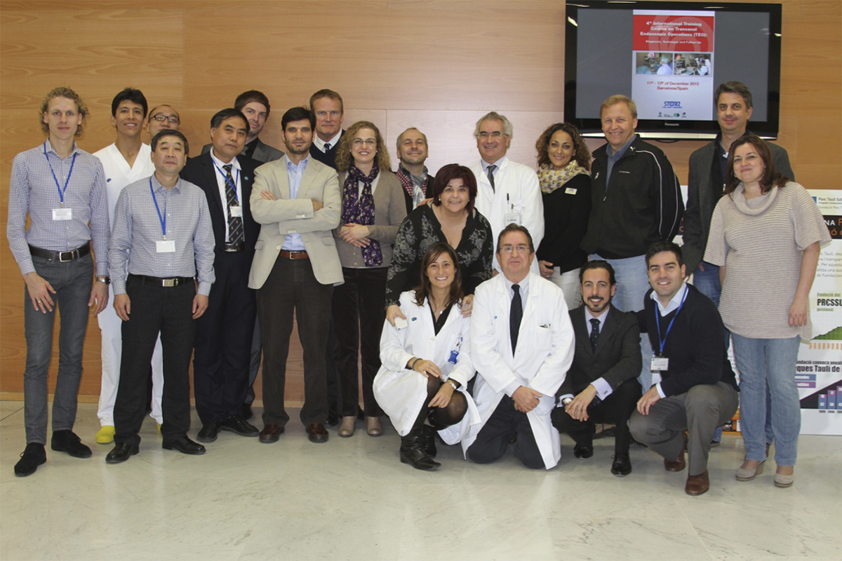 Turma de 2013 - Barcelona/ESP - Treinamento em Microcirurgia Endoscópica Transanal